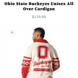 NWT The Ohio State University Buckeyes Cardigan